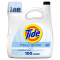 Tide Free & Gentle Liquid Laundry Detergent, 100 Loads, 132 fl oz, Tide Laundry Detergent, Clean Laundry Detergent (Packaging May Vary)