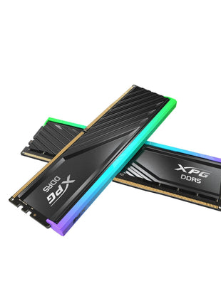 XPG Lancer Blade RGB DDR5 RAM 32GB (2x16GB) 6000MT/s CL34 Low-Profile Gaming Memory 鈥?Black | Intel XMP 3.0 & AMD Expo Ready