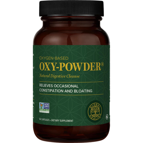 Global Healing Oxy Powder Colon Cleanse, Constipation Relief for Women & Men, Magnesium Oxide Colon Cleanser & Detox for Weight Loss, Gut Cleanse Detox for Women and Men