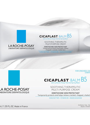 La Roche-Posay Cicaplast Balm B5 Skin Barrier Repair Cream with Centella Asiatica, Shea Butter & Panthenol | Multi-Purpose Healing Ointment for Dry, Irritated Skin | Face, Body & Hand Balm, Baby Safe