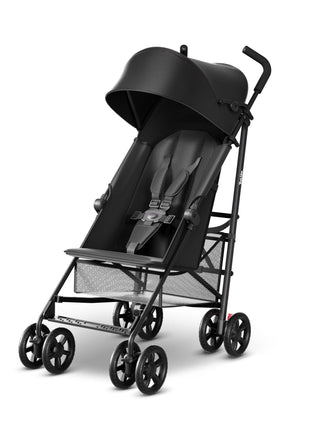 MAMA & BABY Trek Lite Umbrella Stroller - Compact Fold, Multi-Position Recline, Travel Stroller with Carry Strap, Large Storage and Cup Holder