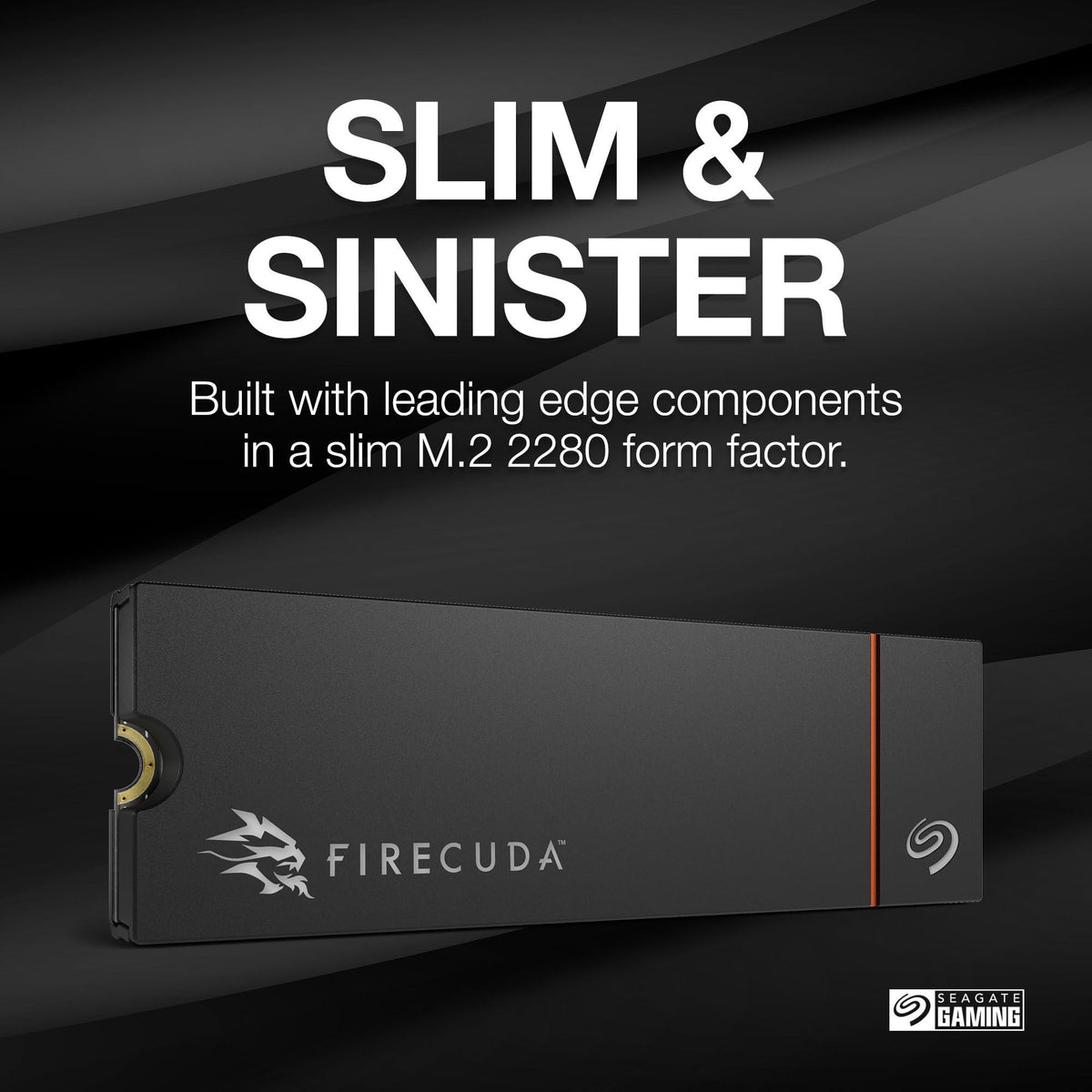 Seagate FireCuda 530R NVMe SSD 1TB, voor PS5/PC, Heatsink, Refresh, M.2 PCIe Gen4 ×4 NVMe 1.4, 7.300 MB/s, 3D-TLC-NAND, 640TBW, Data Rescue Service (ZP1000GM3A073)