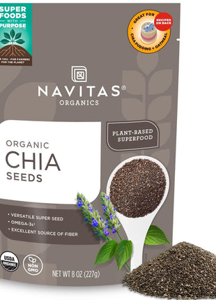 Navitas Organics Chia Seeds (8oz)