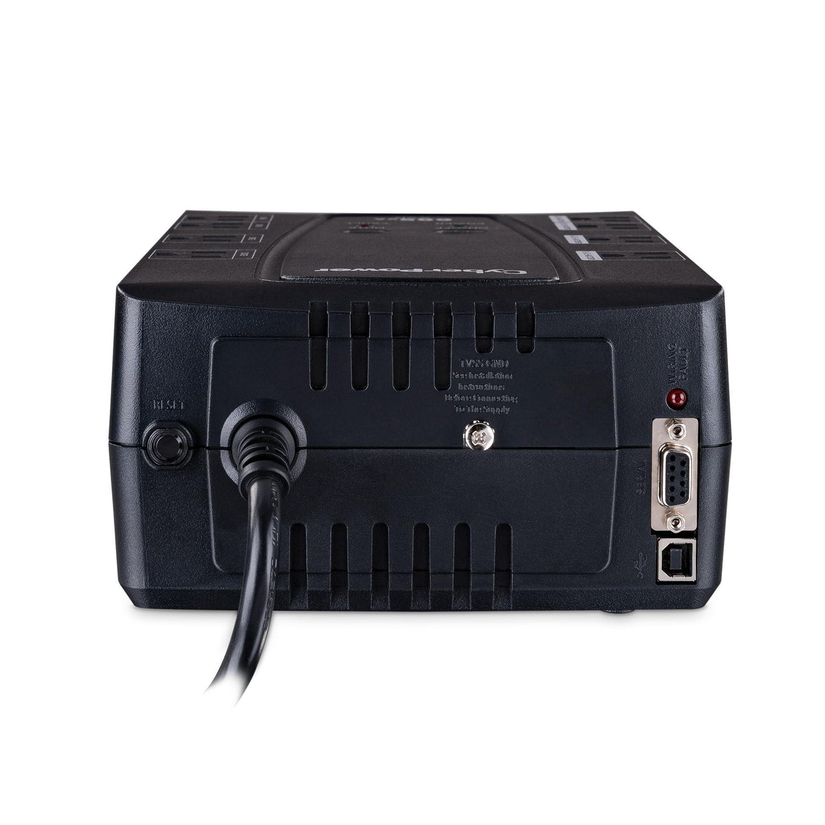 CyberPower CP825AVRLCD Intelligent LCD UPS Battery Backup and Surge Protector, 825VA/450W, 8 Outlets, AVR, Compact, UL Certified