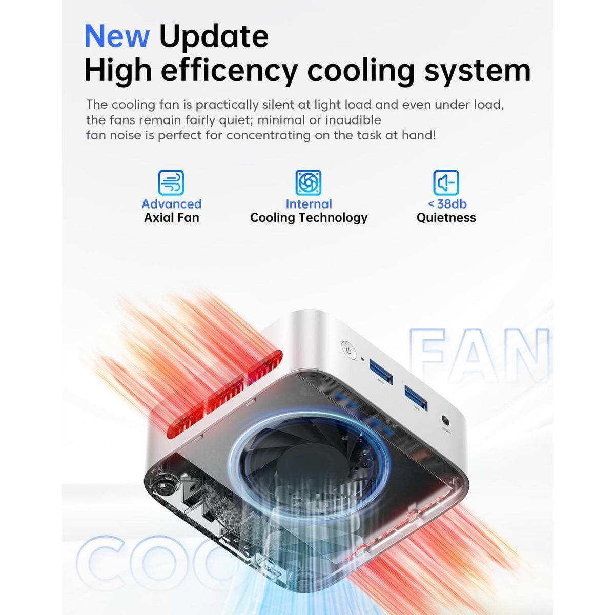 ACEMAGIC Mini PC Computers, Twin Lake N150 (Beat N97/N95) 16GB DDR4 RAM 256GB M.2 SSD up to 3.6 GHz, Mini Desktop Computers Support Dual 4K, WiFi, BT, Ethernet, Small PC for Business Home