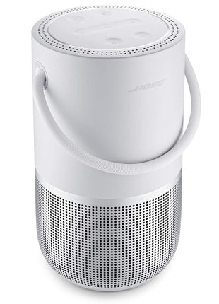Bose Portable Smart Speaker — Wireless Bluetooth Speaker with Alexa Voice Control Built-in, Silver | 360-degree sound with Wi-Fi and Bluetooth for music, podcasts and smart home control