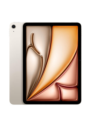 Apple iPad Air 11-inch with M3 chip Built for Apple Intelligence, Liquid Retina Display, 256GB, 12MP Front/Back Camera, Wi-Fi 6E, Touch ID, All-Day Battery Life — Starlight