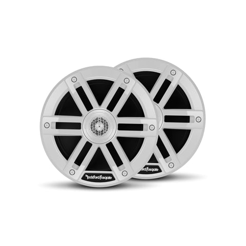 Rockford Fosgate M0-65 Marine Grade 6.5 inch Coaxial Full Range Speakers - White (Pair)