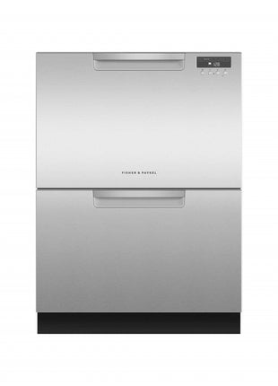 Fisher and Paykel Double DishDrawer Dishwasher, 14 Place Settings (EZKleen Stainless Steel)