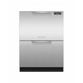 Fisher and Paykel Double DishDrawer Dishwasher, 14 Place Settings (EZKleen Stainless Steel)