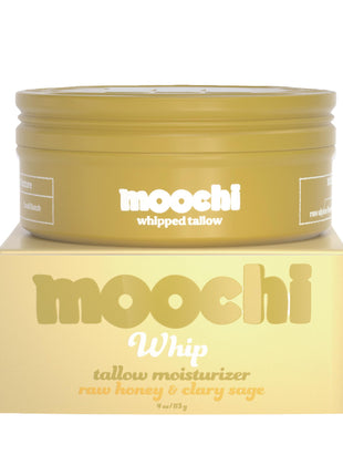 moochi Beef Tallow for Skin – Organic 100% Grass-Fed Whipped Balm with Rare Alpine Flower Honey, Natural Moisturizer Cream for Nourishing Skin Hydration