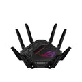 ASUS ROG Rapture GT-BE98 PRO First Quad-Band WiFi 7 Gaming Router supports 320MHz, Dual 10G Port, Triple-level Game Acceleration, Mobile Game Mode, Subscription-Free Security, AiMesh, and VPN features