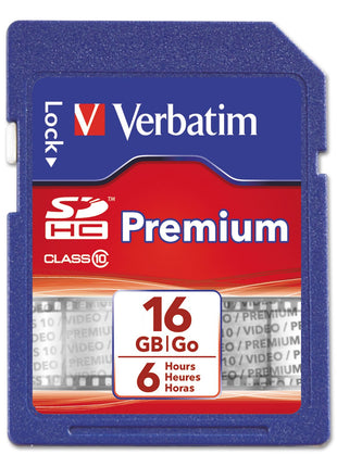 Verbatim Premium SDHC Memory Card, Class 6, 16GB- by BND 23942968085 96808