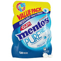 Mentos Pure Fresh Sugar-Free Chewing Gum with Xylitol, Fresh Mint, 120 Piece Bulk Resealable Bag (Pack of 1)