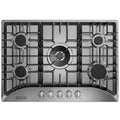 Empava 30 Inch Gas Cooktop with 5 World Class Made in Italy SABAF Burners, LPG/NG Convertible, Ideal RV Top Stoves for Kitchen, Stainless Steel