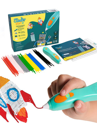 3Doodler Start+ Essentials 3D Pen Set for Kids, Easy to Use, Learn from Home Art, Educational STEM Toy for Boys & Girls Ages 6+