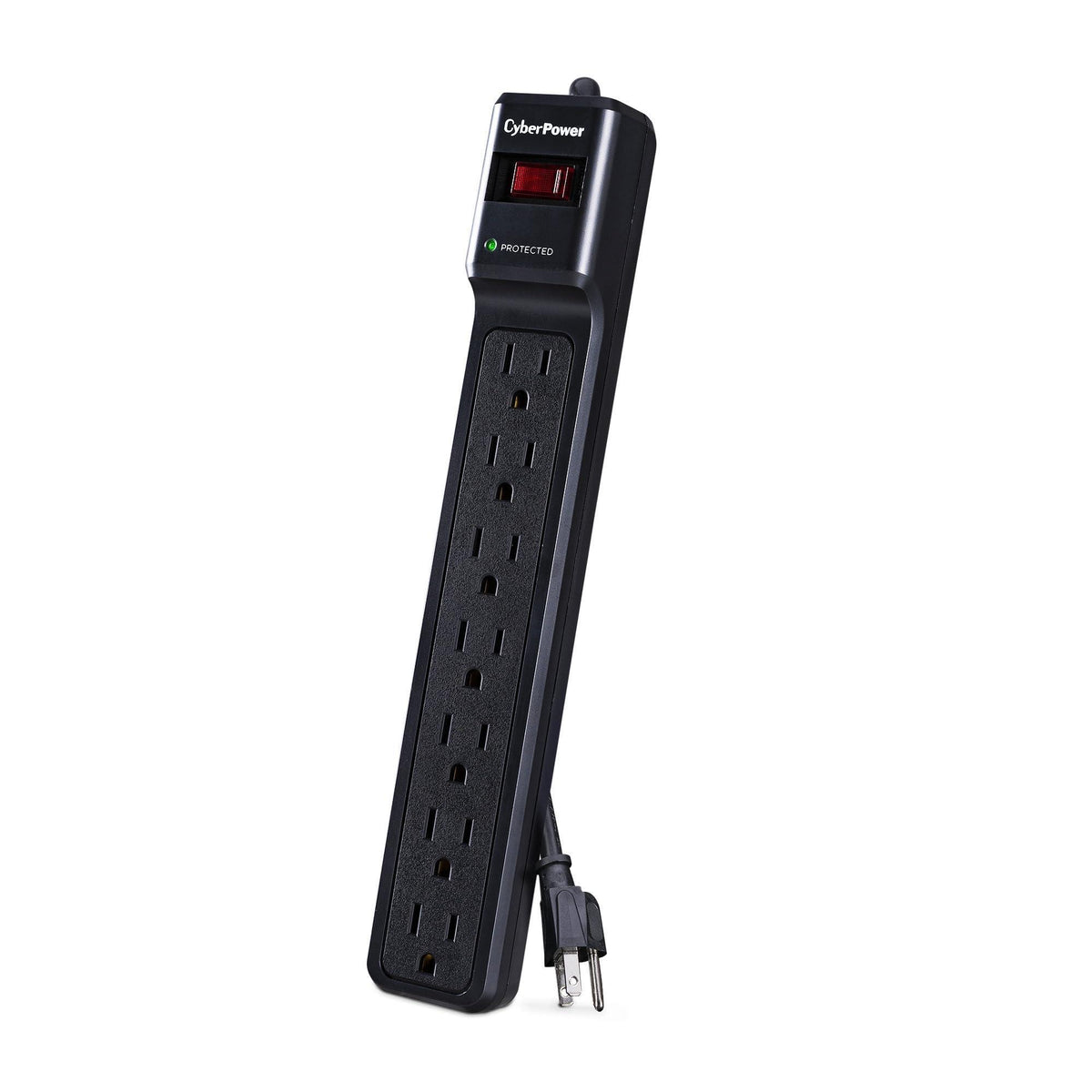 CyberPower CSB706 Essential Surge Protector, 1500J/125V, 7 Outlets, 6ft Power Cord