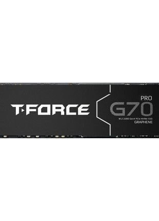 TEAMGROUP T-Force G70 PRO Graphene Heatsink 1TB DRAM SLC Cache 3D TLC NAND NVMe InnoGrit PCIe Gen4x4 M.2 2280 Gaming Internal SSD Works with PS5 Read/Write 7400/5500 MB/s TM8FFH001T0C129