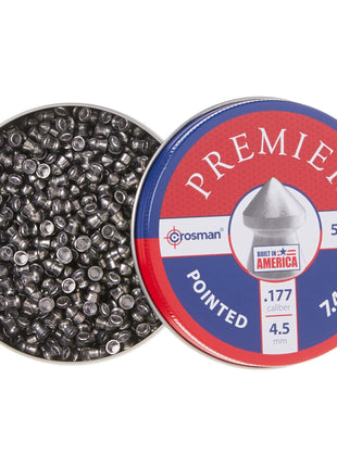 Crosman 7-P577 Pointed .177-Caliber Pellets, Lead(500-Count)