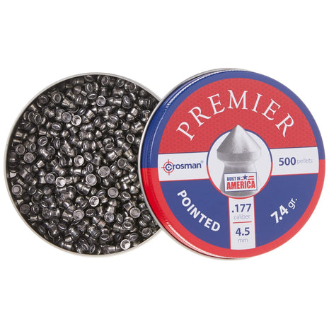 Crosman 7-P577 Pointed .177-Caliber Pellets, Lead(500-Count)