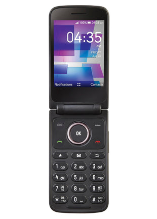 Tracfone, TCL FLIP 3, SIM Card Included Flip Phone (Locked to | 16GB, Stone Gray, 5MP Video Capable Camera, Locked [Sim Card Included - Separate Purchase Not Necessary]