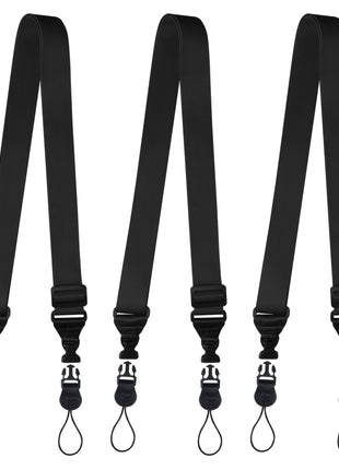 Gowjaw 3 Pack Adjustable Shoulder Strap:Comfortable for iPad Strap Nylon Neck Lanyard for iPad/Samsung Tablet Case,Camera Binocular Crossbody Laptop Luggage Bag