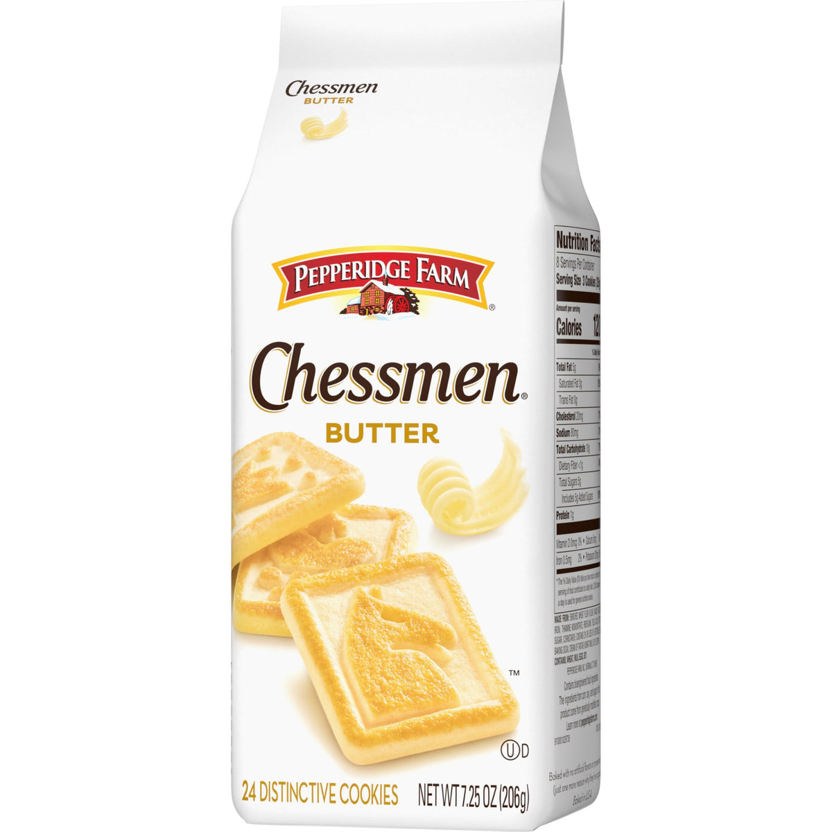 Pepperidge Farm Chessmen Butter Cookies, 7.25 oz. Bag (Packaging may vary)