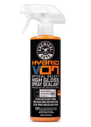 Chemical Guys WAC_808_16 Hybrid V7 Optical Select High Gloss Spray Sealant & Quick Detailer (Safe for All Finishes Including Ceramic Coatings), 16 fl oz, Orange Scent