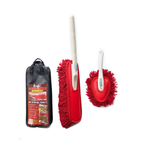 The Original California Car Duster Detailing Kit with Plastic Handle, Model Number: 62445 , Red