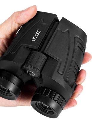 Occer 12x25 Compact Binoculars for Adults and Kids | High Powered, Easy Focus, Large Eyepiece for Bird Watching, Cruise Ship, Outdoor Hunting, Travel, Sightseeing
