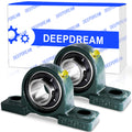 UCP205-16 Pillow Block Bearing 1 inch Shaft Pack of 2 Mounted Bearings p205 Cast Iron with 1