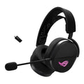 ASUS ROG Pelta Wireless Gaming Headset (BT, ROG SpeedNova 2.4GHz, USB-C, Lightweight 309g, 50mm ROG Titanium-Plated Drivers, 10mm Super-Wideband Mic, RGB, 70HR Battery, for PC, Switch, PS5)- Black
