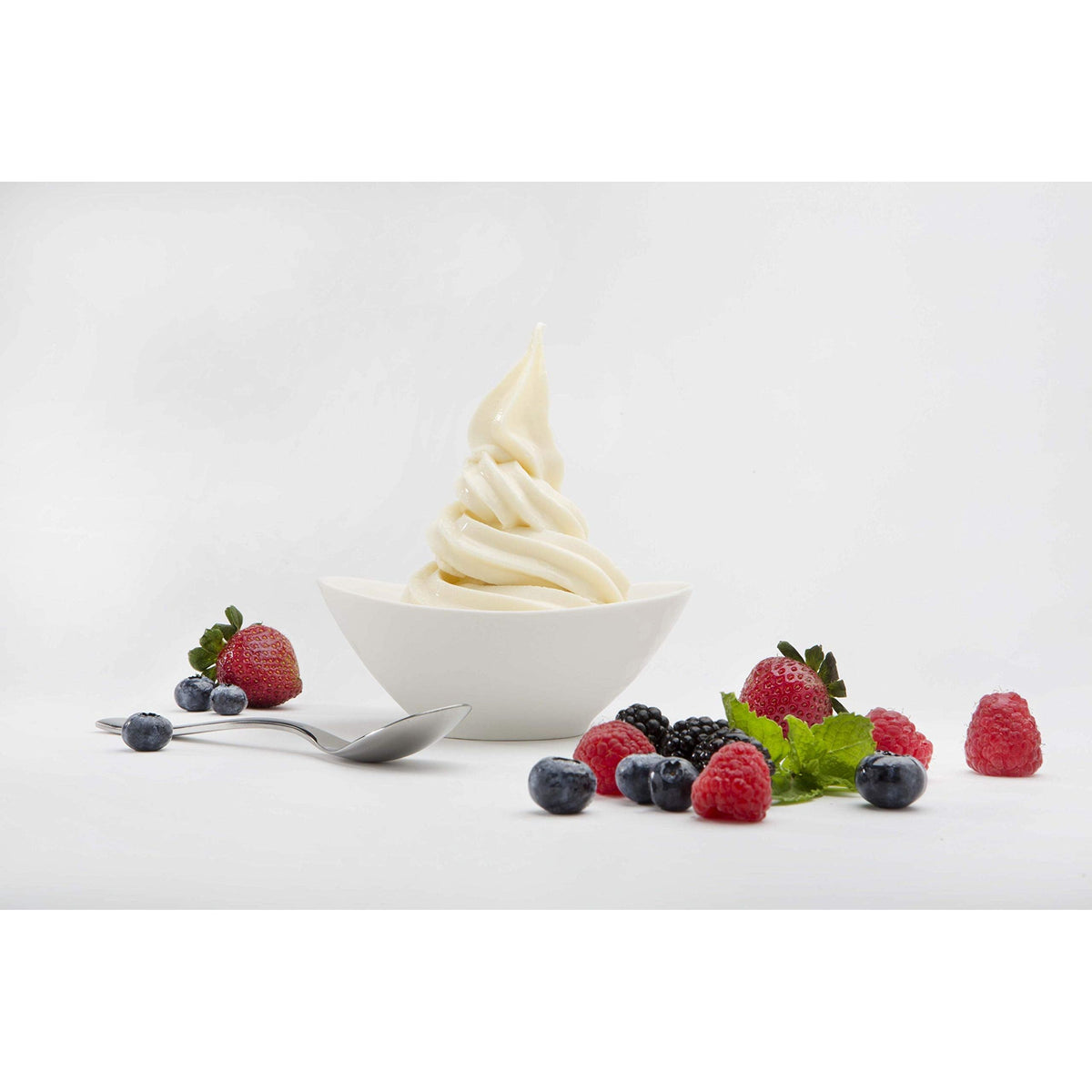 Frostline Vanilla Soft Serve Ice Cream Mix, Lactose & Gluten Free - Just Add Water, Dairy, or Dairy Free Alternative, Use with Blender, Countertop Ice Cream Maker, Soft Serve Machine - 6 lb Bag