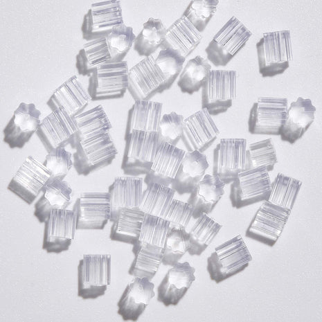 Silicone Earring Backs, 200PCS Soft Clear Earring Backing Replacement Stoppers for Stud Post Fishhook Earrings, Hypoallergenic