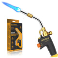 RTTOOA Propane Torch Head, GJ-8000pro High Intensity Torch Head, Trigger Start Gas Torch Kit for Propane, Pencil Flame Welding Torch Fuel by Mapp/Map/Propane, Soldering, Cooking（CSA Certified)