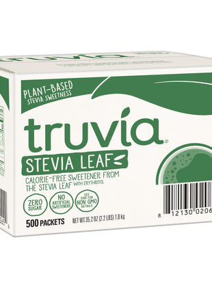 Truvia Original Calorie-Free Sweetener from the Stevia Leaf Packets, 35.25 oz Box, 500 Count (Pack of 1)