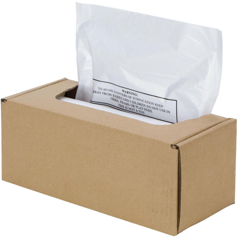 Fellowes AutoMax Powershred® Waste Bags, Box Of 50 Bags