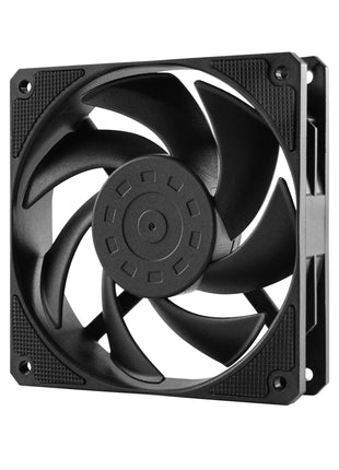 PANO-MOUNTS 120mm Case Fan Premium Magnetic Levitation High-Performance 4-Pin PWM 12025 PC Computer Cooling Fan High Speed 600-3000RPM Black