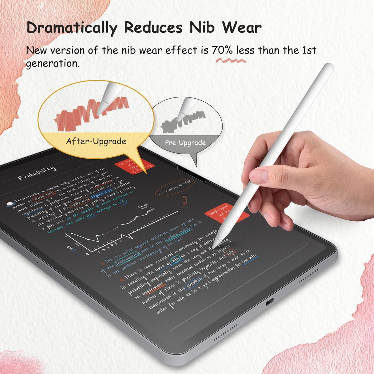 bersem 2-Pack Paperfeel Screen Protector for iPad A16 11th/10th Generation (11/10.9 Inch, 2025/2022) & iPad Air 11 Inch M3 2025/M2 2024, Matte PET Film, Anti-Glare, Case Friendly, EZ Kit