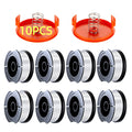 10 Pack Weed Eater String Compatible with Black+Decker, AF-100 0.065