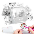 iDPRT Portable Sticker Maker Machine with 1 Roll Sticker Paper, Mini Printer Efficiently and Quickly, Thermal Printer for Study Notes, Pictures, DIY, Label, Free App with Multiple Templates, Grey