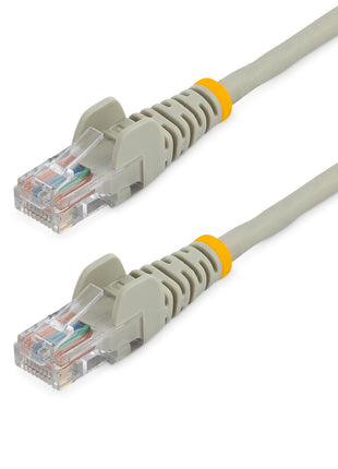 StarTech.com 6 ft. (1.8 m) Cat5e Cable - Power Over Ethernet - Snagless - Gray - Ethernet Network Cable (45PATCH6GR)