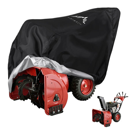Himal Outdoors Snow Blower Cover-600D Heavy Duty Polyester,Waterproof,UV Protection,Universal Size for Most Electric Two Stage Snow Blowers 47 inch L x 32 inch W x 40 inch H (L)