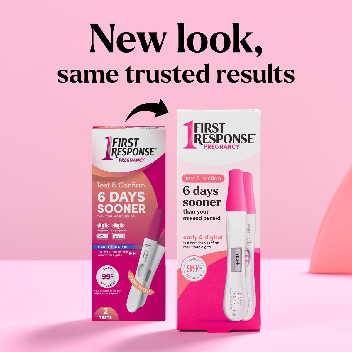 First Response Test & Confirm Pregnancy Test, unisex adult 1 Line Test and 1 Digital Test Pack