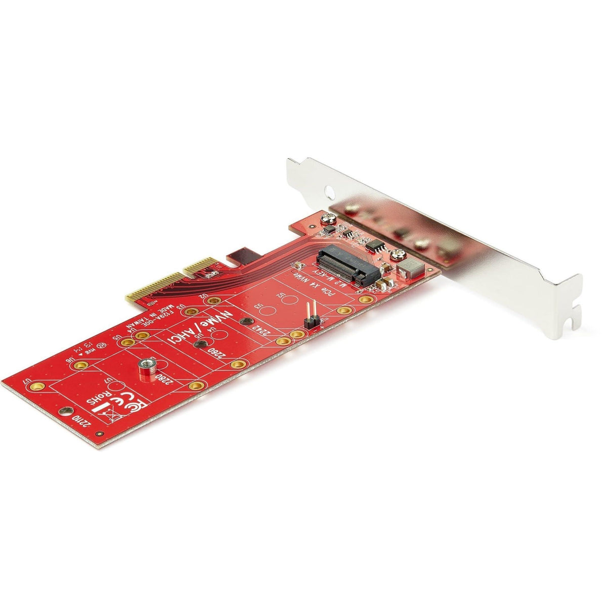 StarTech.com M2 PCIe SSD Adapter - x4 PCIe 3.0 NVMe / AHCI / NGFF / M-Key - Low Profile and Full Profile - SSD PCIe M.2 Adapter , TAA (PEX4M2E1)