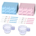 Easy@Home Ovulation & Pregnancy Test Strips Kit: 25 Ovulation Tests 10 Pregnancy Tests & 35 Large Urine Cups - Powered by Premom Ovulation APP | 25LH + 10HCG + 35 Urine Cups