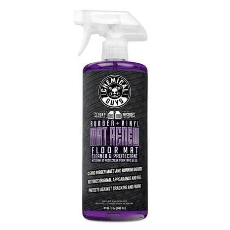 Chemical Guys Mat Renew Rubber + Vinyl Floor Mat Cleaner And Protectant, Safe for Cars, Trucks, SUVs, Motorcycles, RVs & More, Extra Large 32 fl oz