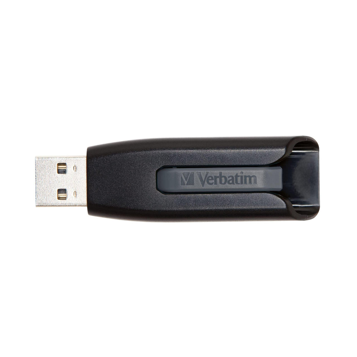 Verbatim 256GB USB 3.0 Store 'n' Go V3 Flash Drive - Cap-Less & PC / Mac Compatible - Gray