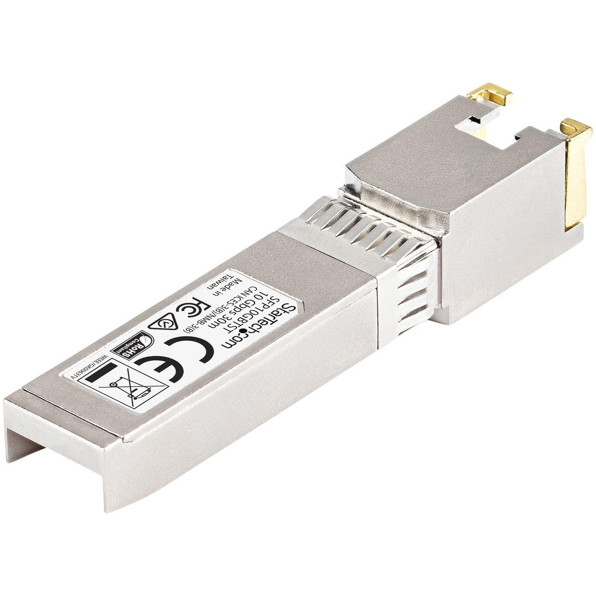 StarTech.com Cisco SFP-10GB-T-X Compatible SFP+ Module, 10GBASE-T, SFP to RJ45 Cat6/Cat5e, 10GE Gigabit Ethernet SFP+, 30m