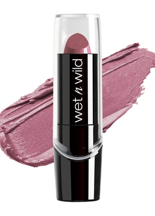 wet n wild Silk Finish Lipstick, Hydrating Rich Buildable Lip Color, Formulated with Vitamins A,E, & Macadamia for Ultimate Hydration, Cruelty-Free & Vegan - Secret Muse